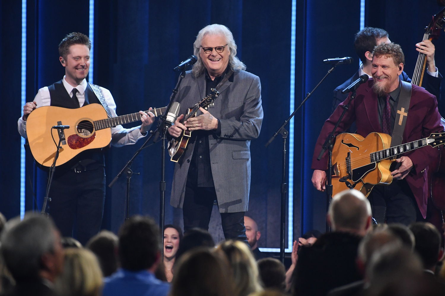 Ricky Skaggs performs onstage during the 52nd annual CMA Awards. (Photo by Erika Goldring/WireImage)