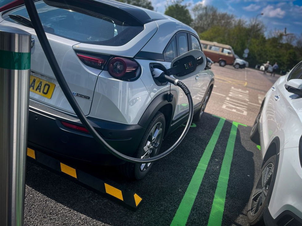 Super charged: More than one-in-10 UK supermarkets now offer EV charging
