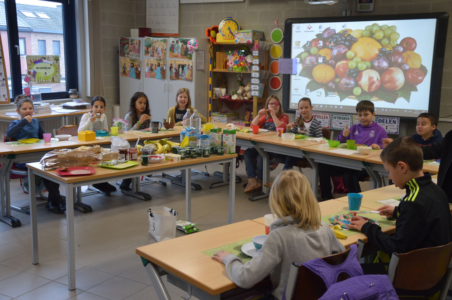 Reuze schoolontbijt Lanaken 