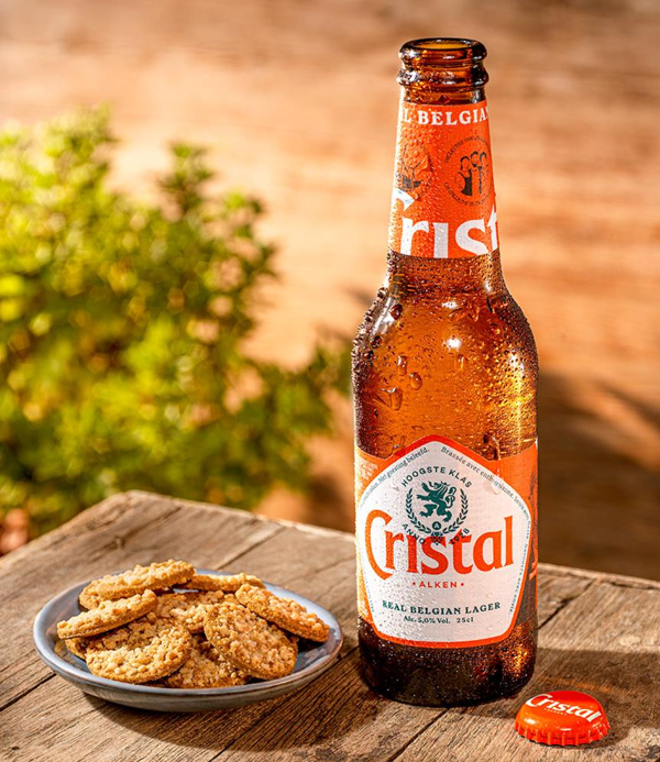 Cristal lanceert een cracker met restanten uit eigen bierproductie 