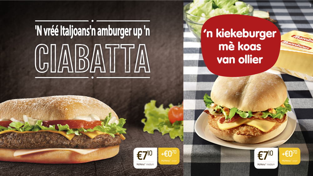 Digitaal menubord Ciabatta Belgo