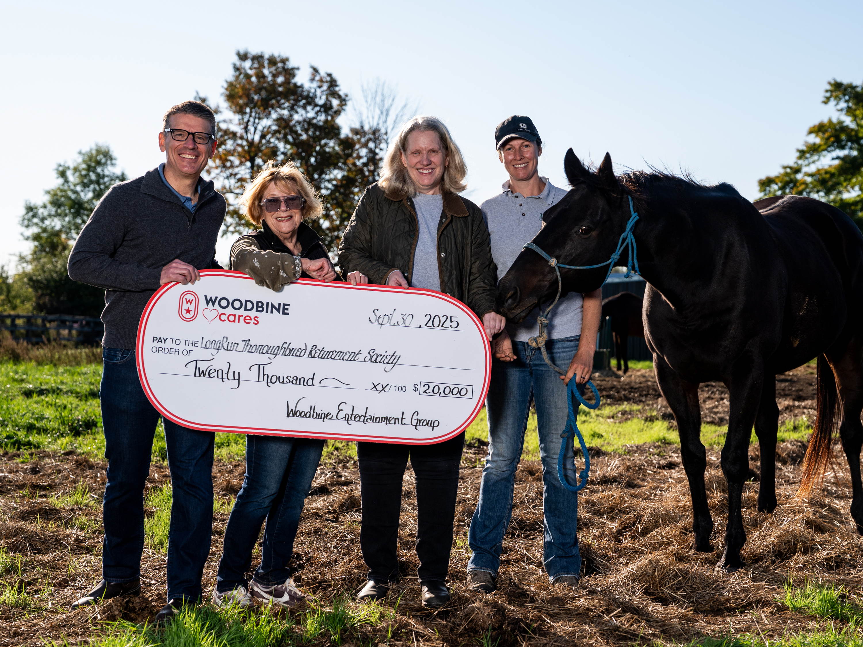 Woodbine Celebrates LongRun Thoroughbred Retirement Society Saturday 