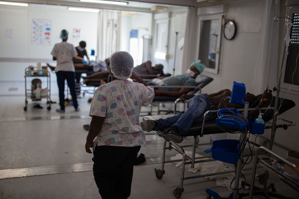 Urgencias en el hospital Tabarre, Puerto Príncipe. Diciembre de 2022. ©Alexandre Marcou/MSF