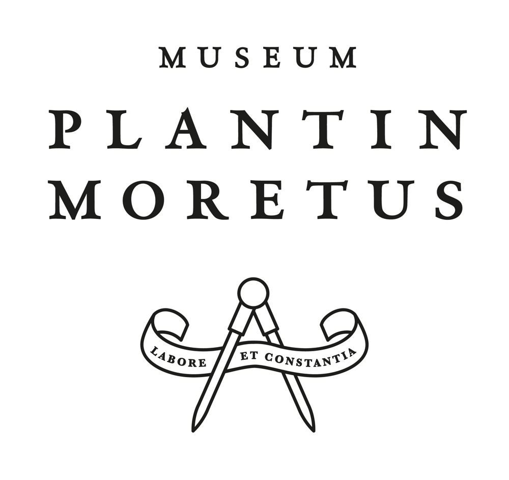 Logo Museum Plantin-Moretus - grijs/witte bg