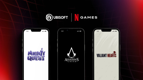 Netflix kooperiert mit Ubisoft und entwickelt drei exklusive Mobile-Spiele, die 2023 für alle Abonnentinnen und Abonnenten erscheinen