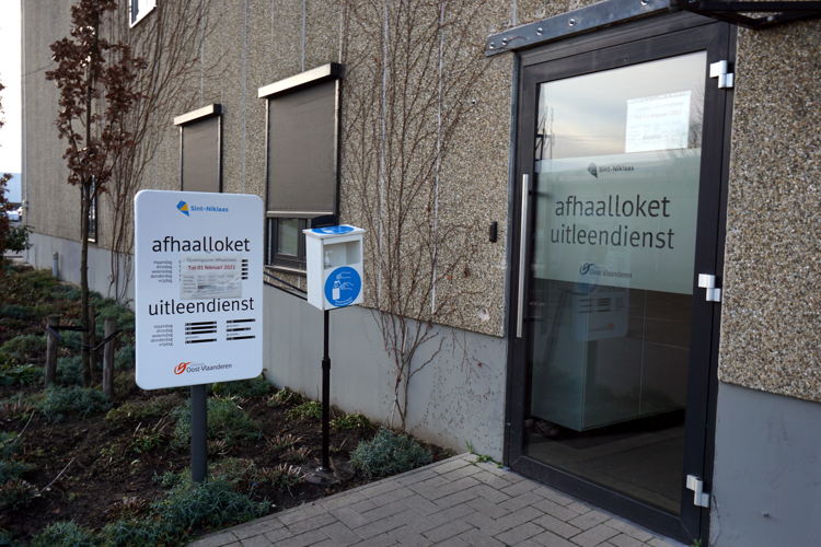 uitleendienst ingang magazijn