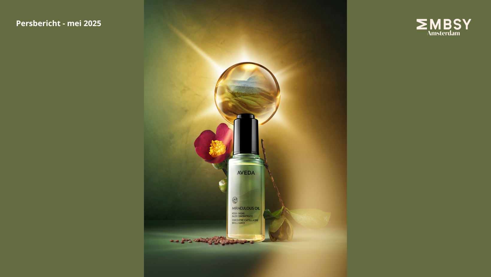Aveda launches precious shine oil concentrate that leaves hair 195% shinier instantly¹