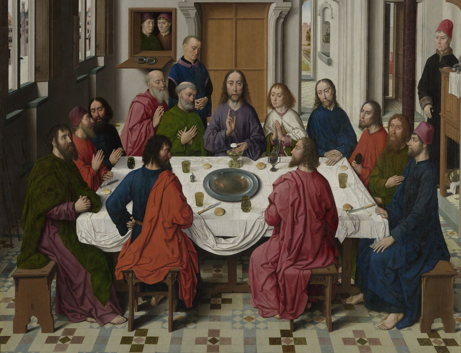 ‘Last Supper Triptych’, Dieric Bouts, 1464-1468, M Leuven / Saint Peter’s Church, photo: artinflanders.be, Dominique Provost