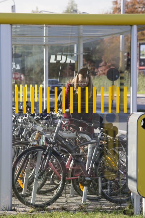 Schuilhuisje fietsenstalling