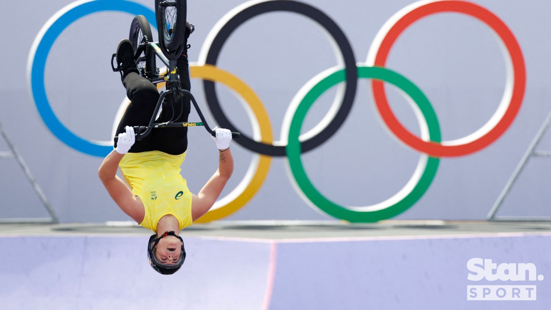 Bronze for Australia's Natalia Diehm in BMX Freestyle. Bronze for Australia's Natalia Diehm in BMX Freestyle.