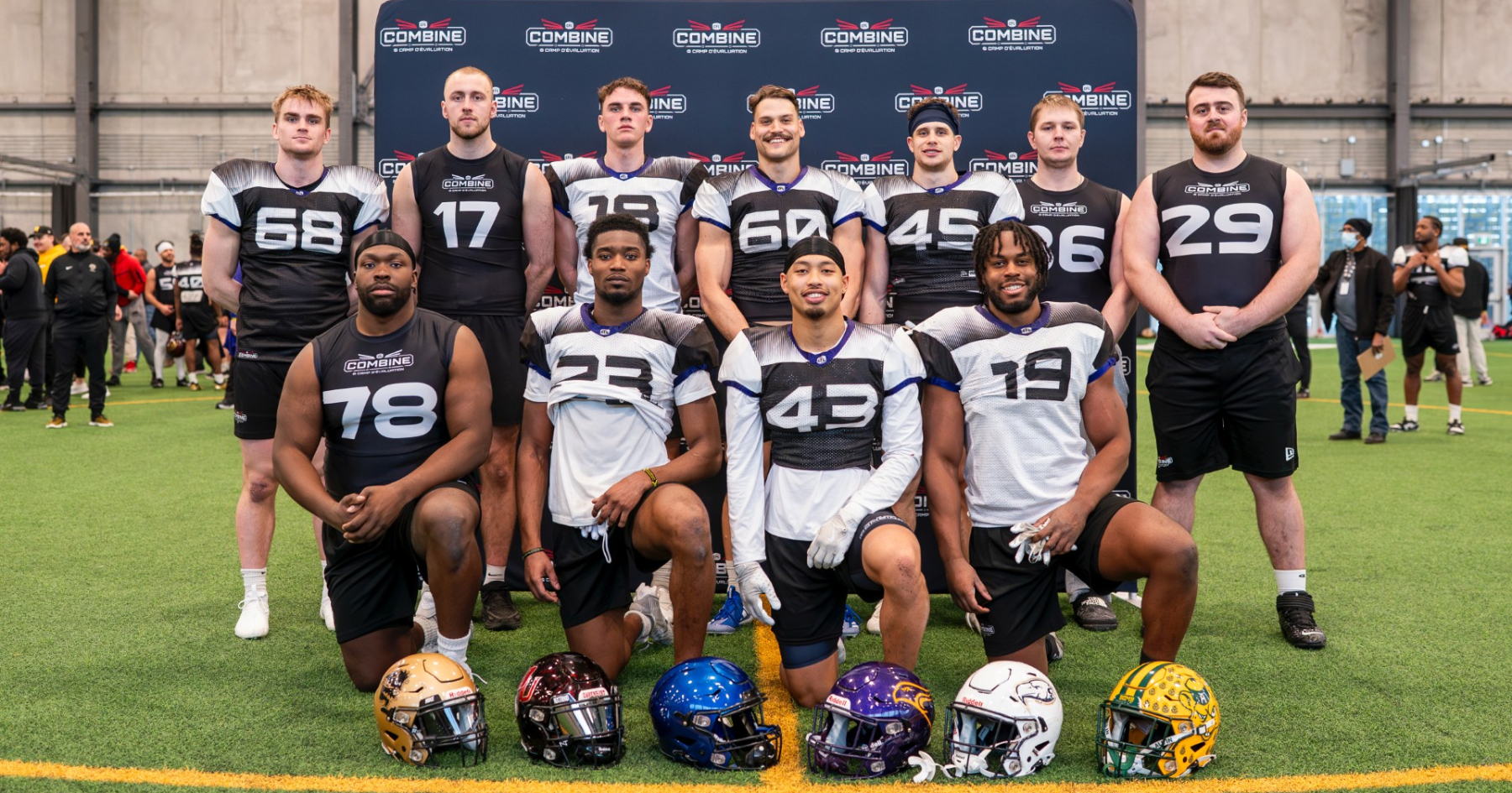 ELEVEN MOVING ON TO REGINA FROM CFL INVITATIONAL COMBINE