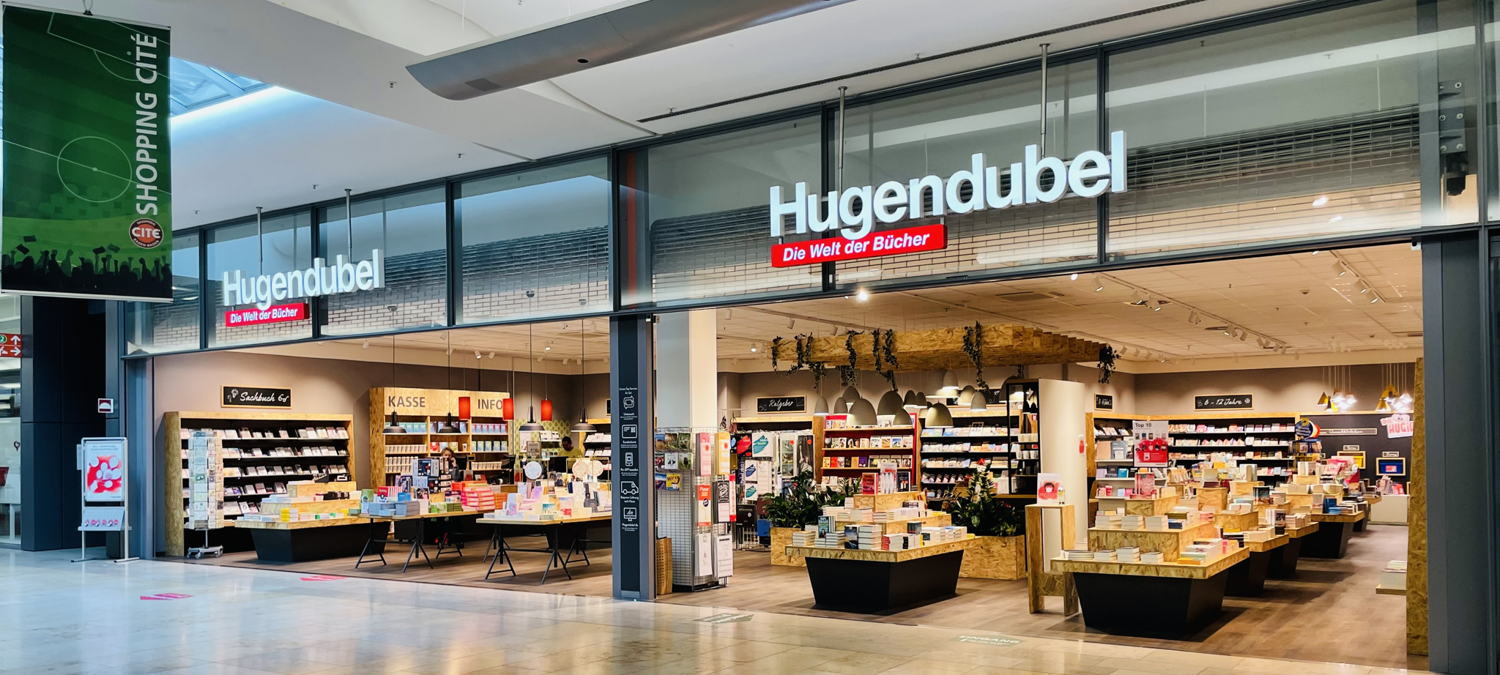 Die neue Hugendubel Filiale im Shopping Cité in Baden-Baden