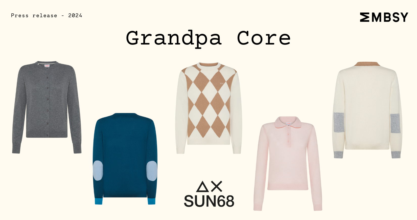 SUN68 FW24: vintage looks in een modern jasje 