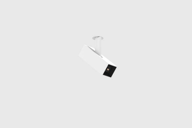 prologe 40 directional, recessed mounted, darklight, white © kreon