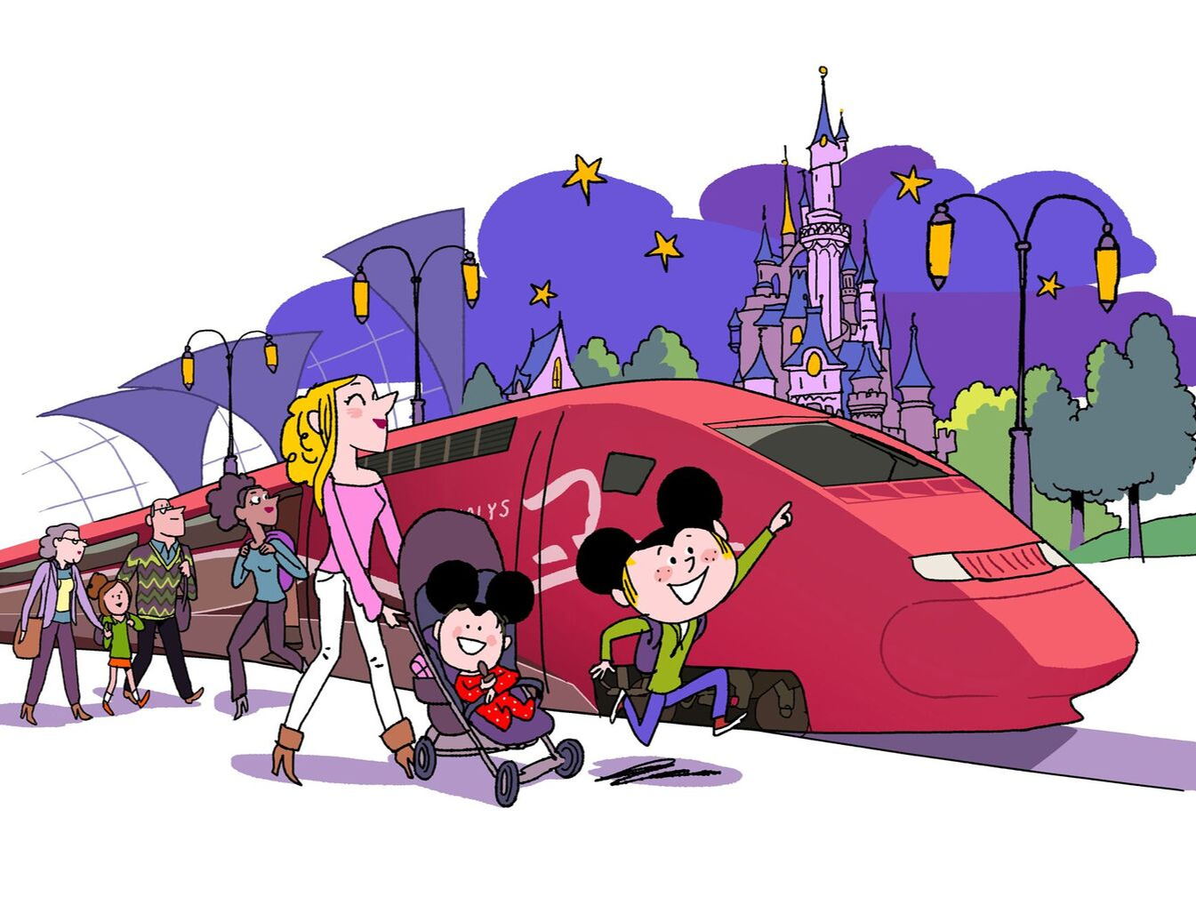 Thalys opent verkoop voor Disneyland® Paris en Roissy-Charles de Gaulle