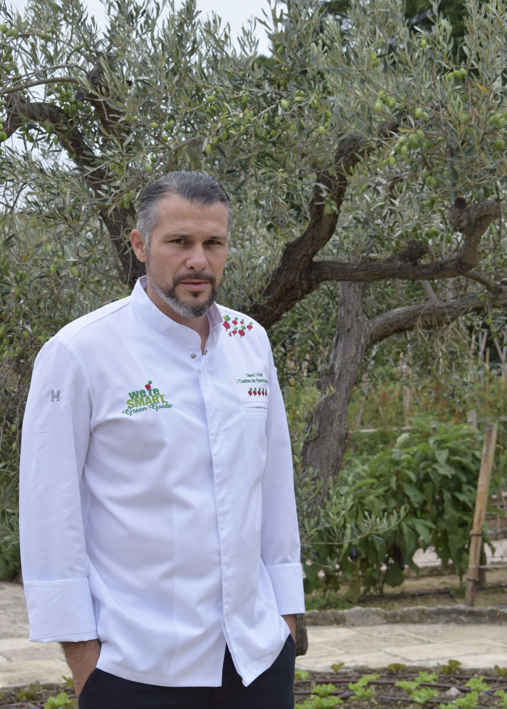 Chef Glenn Viel (L'Oustau de Baumanière) - winner We're Smart® Best Vegetables Restaurant in France