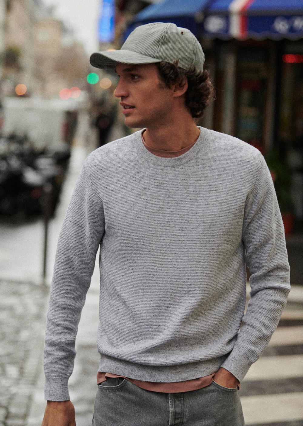 Octobre Editions - Pull Harry Gris - 90€