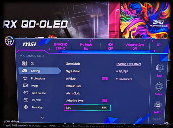 MSI veröffentlicht Firmware-Update für QD-OLED-Monitore