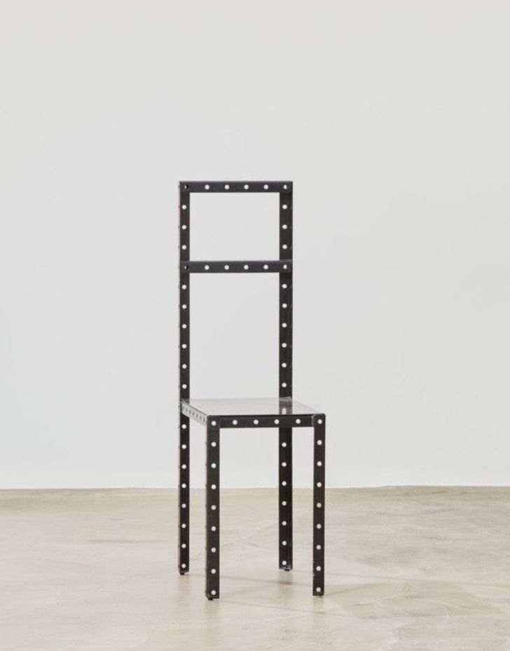 Hamletmachine chair,  1986 by Robert Wilson for Ketabi x LAFFANOUR at DESIGN MIAMI.BASEL 2024 (Image courtesy of Studio Shapiro)