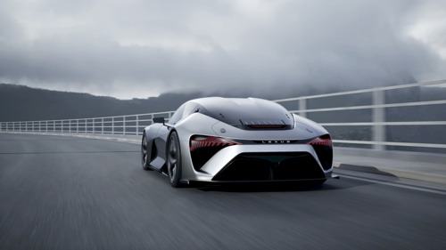 Lexus geeft nieuwe beelden vrij van toekomstige elektrische sportwagen