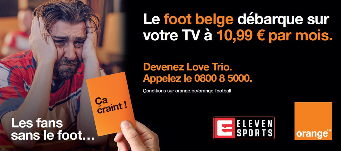 Orange Belgium secoue une fois encore le marché avec un prix inédit sur l’option football et une augmentation considérable des données pour tous les détenteurs d’un abonnement GO Plus