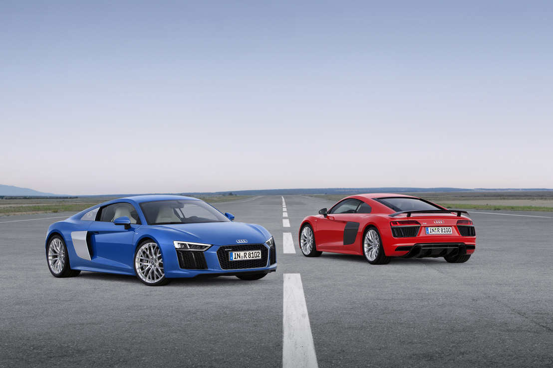 Audi stelt de nieuwe R8 voor: sportieve speerpunt nog verder aangescherpt
