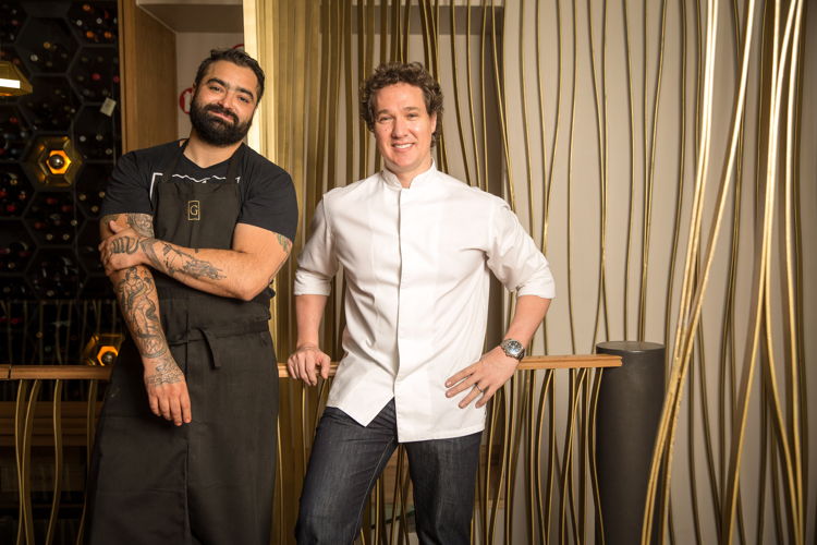 Chefs Francisco Ruano y Vicente Torres en Garum