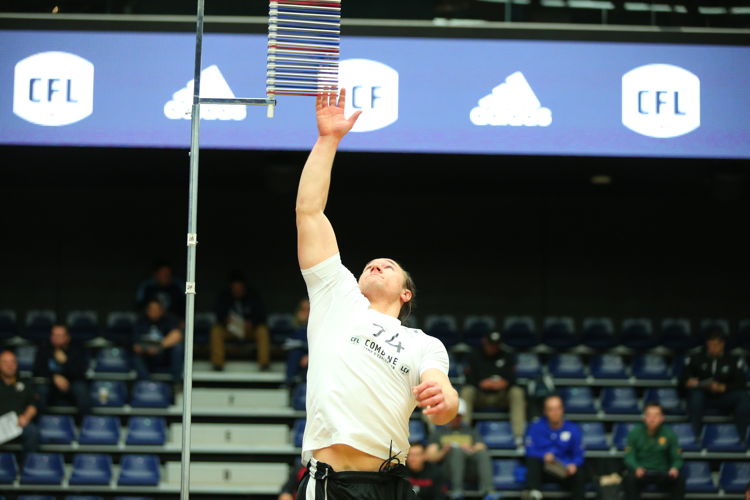 Paul Kozachuk at the Ontario Regional Combine presented by adidas in Toronto. Photo credit: Alex D'Addese/CFL.ca