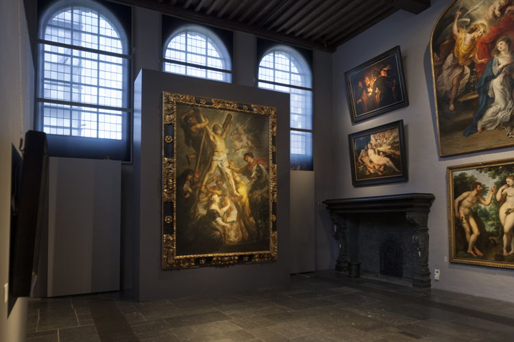Peter Paul Rubens, 
Marteldood H. Andreas, (in situ in Rubenshuis2), Fundación Carlos de Amberes te Madrid, foto Ans Brys.jpg