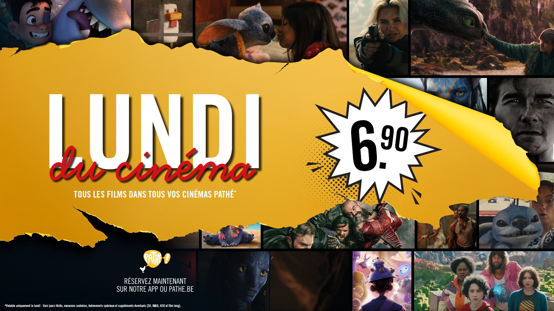 LE LUNDI DU CINÉMA FAIT SON GRAND RETOUR CHEZ PATHÉ BELGIQUE