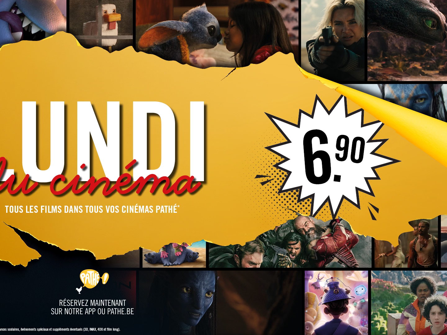 LE LUNDI DU CINÉMA FAIT SON GRAND RETOUR CHEZ PATHÉ BELGIQUE