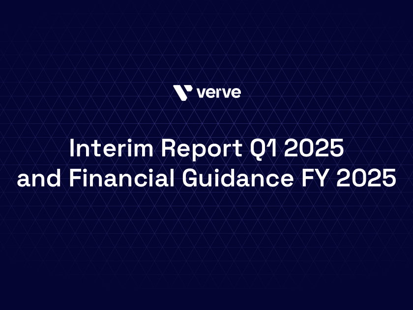 Verve Achieves 32% Revenue and 37% Adjusted EBITDA Growth in Q1 2025 - Publishing FY 2025 Guidance