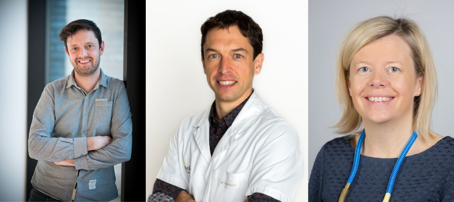 From left to right: Jeroen Raes from VIB-KU Leuven Center for Microbiology, Peter Bossuyt from the Imelda hospital and Severine Vermeire from UZ Leuven - KU Leuven From left to right: Jeroen Raes from VIB-KU Leuven Center for Microbiology, Peter Bossuyt from the Imelda hospital and Severine Vermeire from UZ Leuven - KU Leuven