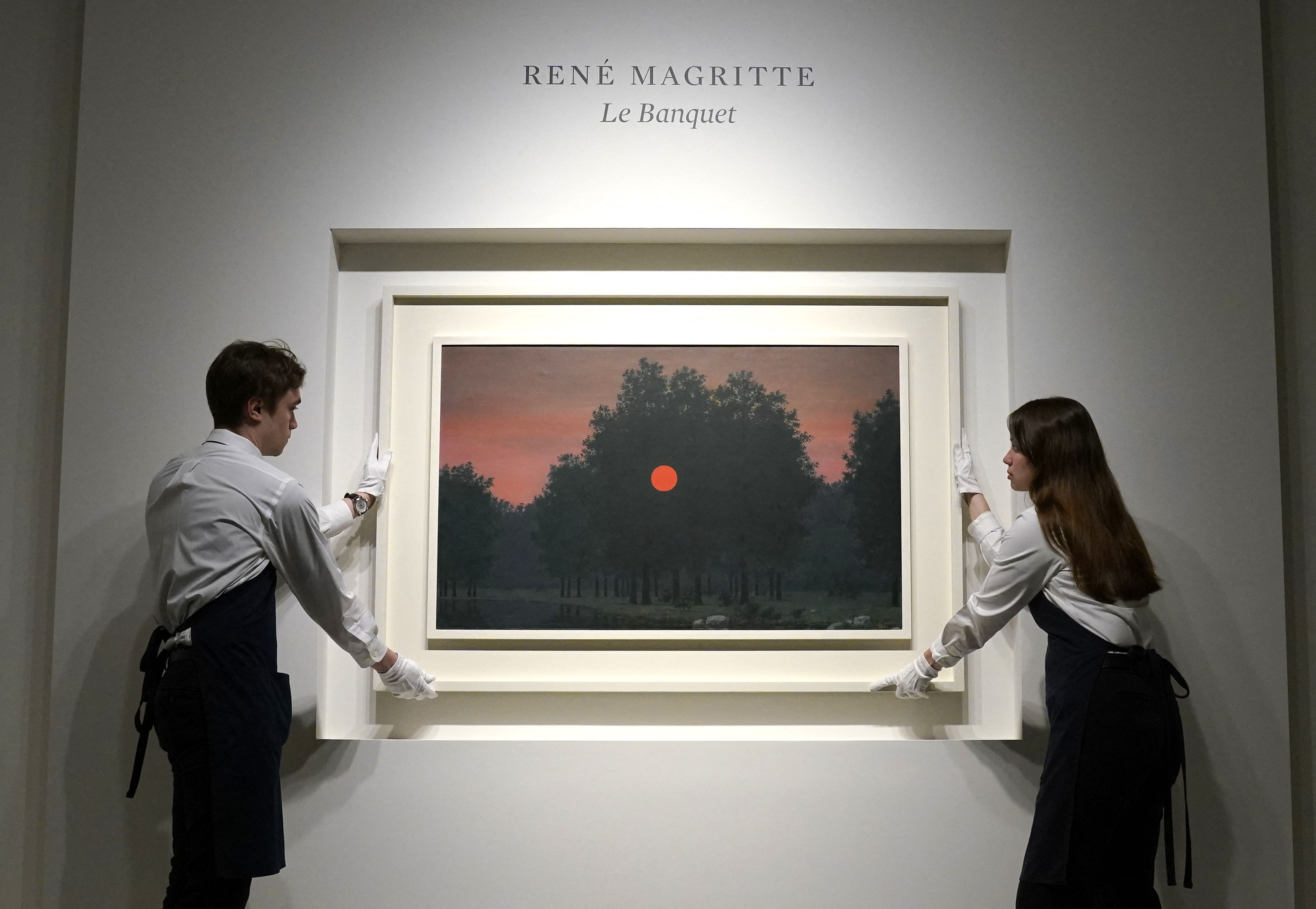 Magritte's Le Banquet auctioned for 16.7m euros in New York