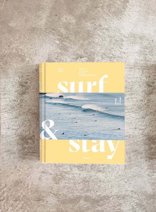 Surf & Stay, boek. Auteur Veerle Helsen, grafische vormgeving MAFF, uitgeverij Lannoo
