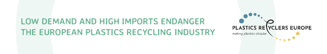 Low demand and high imports endanger the European plastics recycling industry
