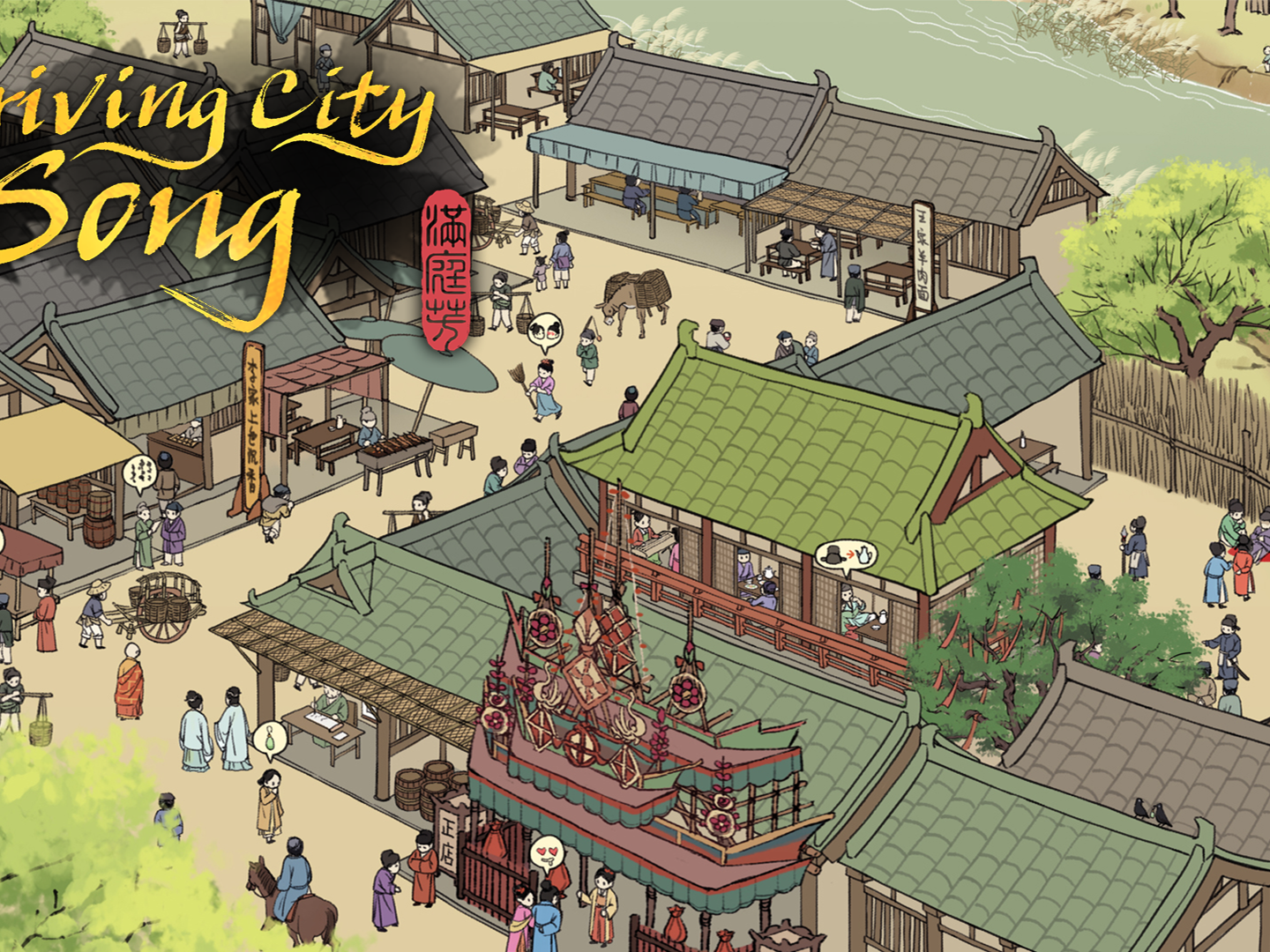 Historical City-Building Sim, Thriving City: Song, Begins Steam Early Access on April 21st
