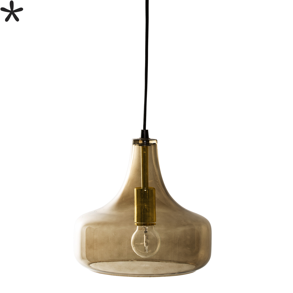 Bloomingville Hanglamp glas bruin 155€