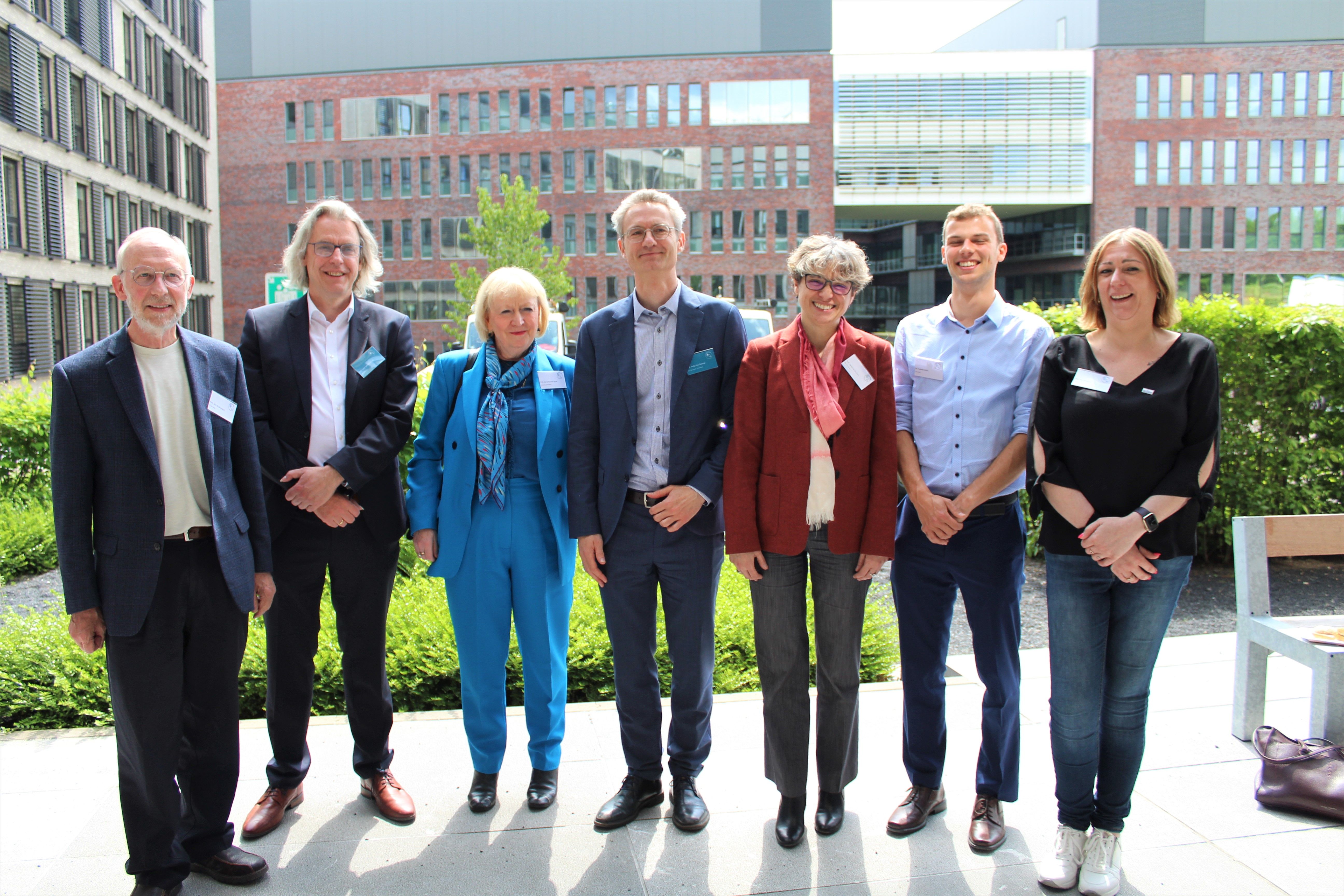 Speakers at the LEUCALS launch, including keynote speakers Prof. Dame Pamela Shaw (University of Sheffield, UK) and Prof. Don Cleveland (UC San Diego, US), and ALS Liga CEO & Chairwoman Evy Reviers