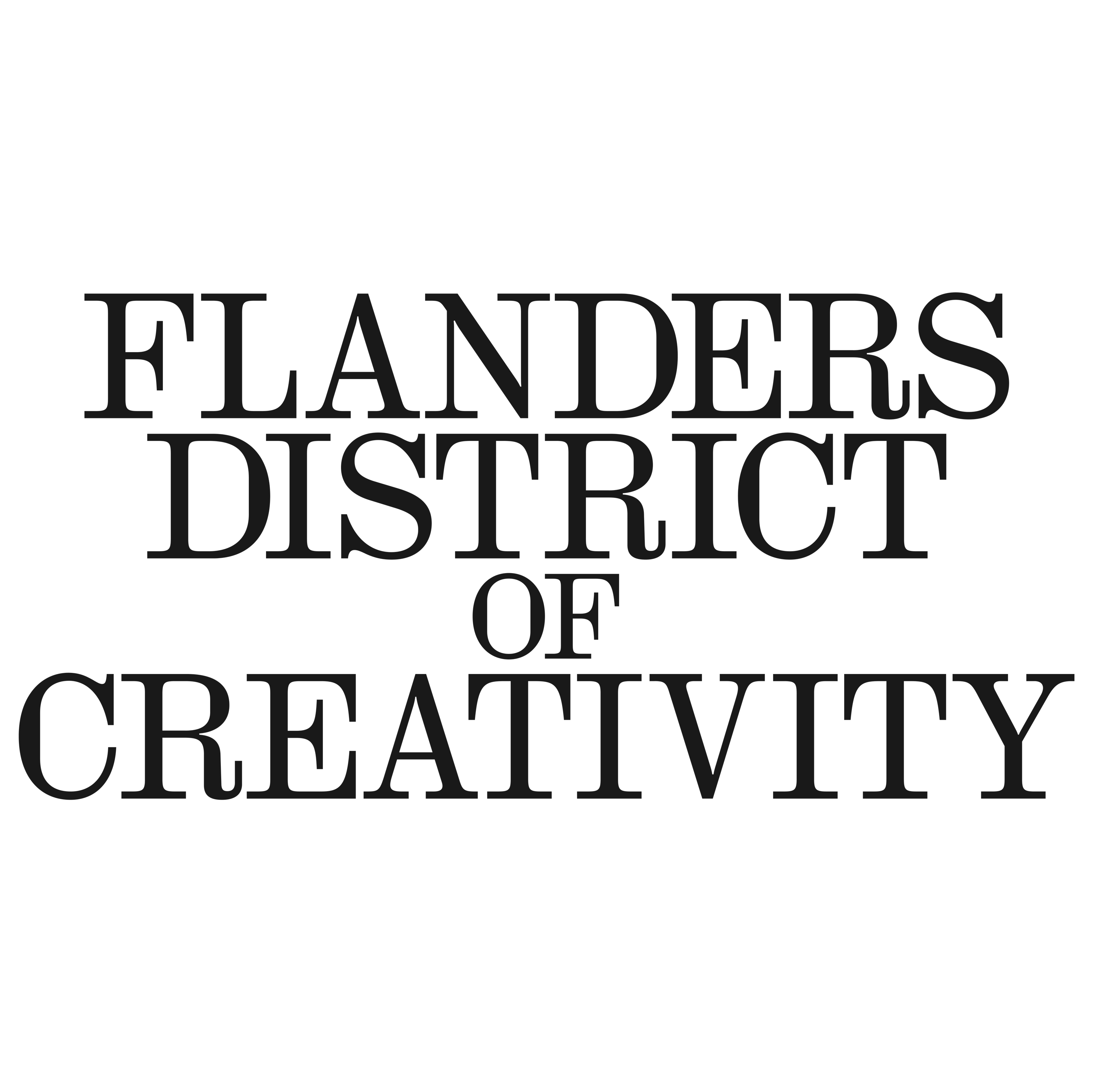 Flanders DC herrijst als Flanders District of Creativity