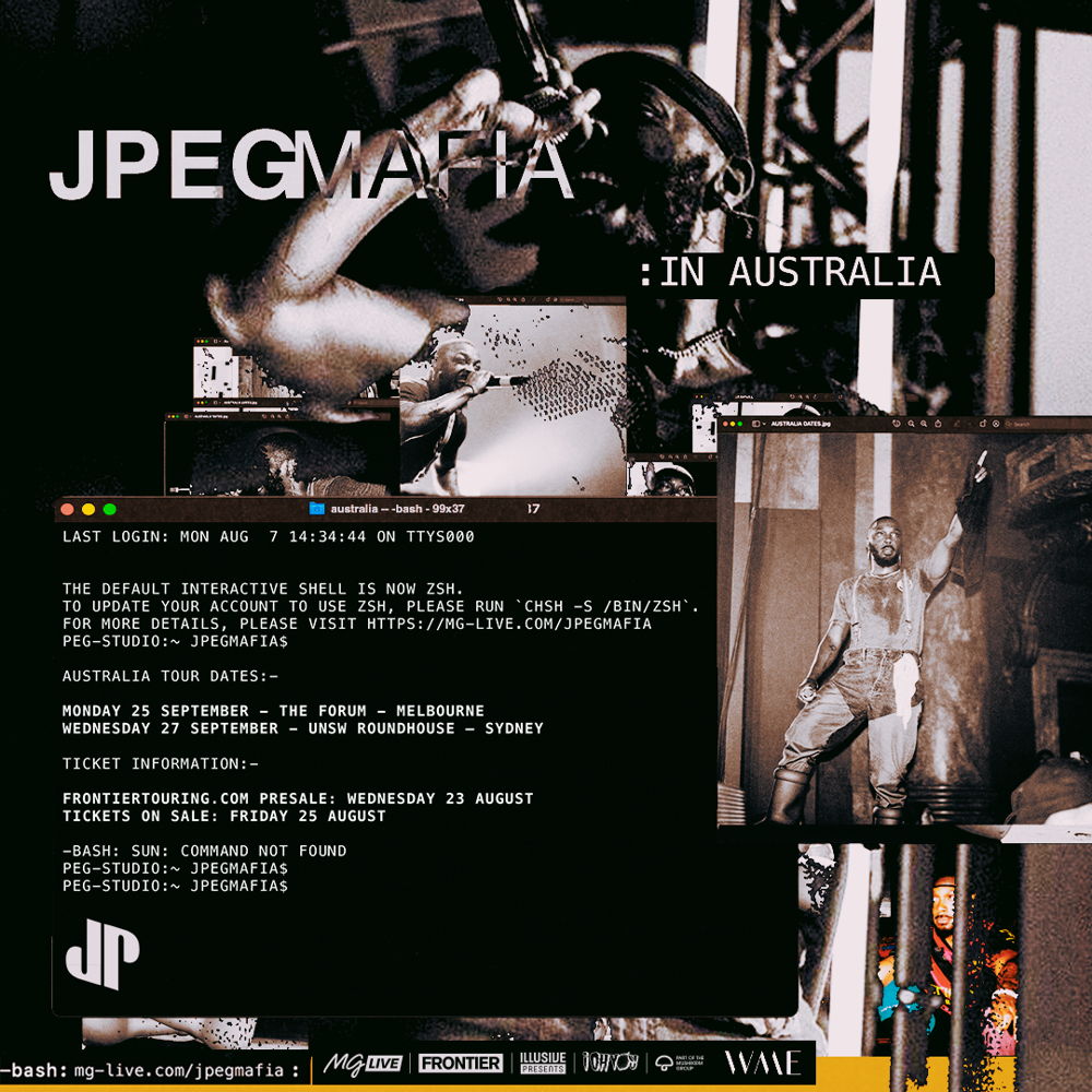 JPEGMAFIA Tour Artwork 1x1