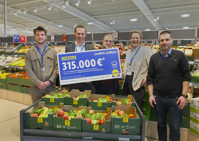 Preview: Lidl fait don de 315 000 euros aux Banques Alimentaires belges