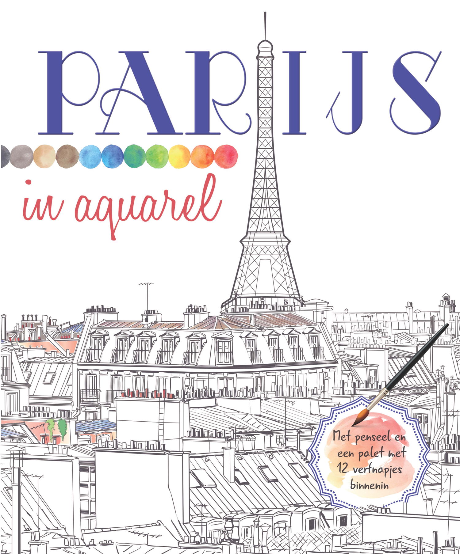 Cover 'Parijs in aquarel'