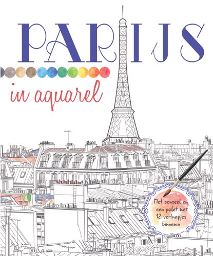 Cover 'Parijs in aquarel'