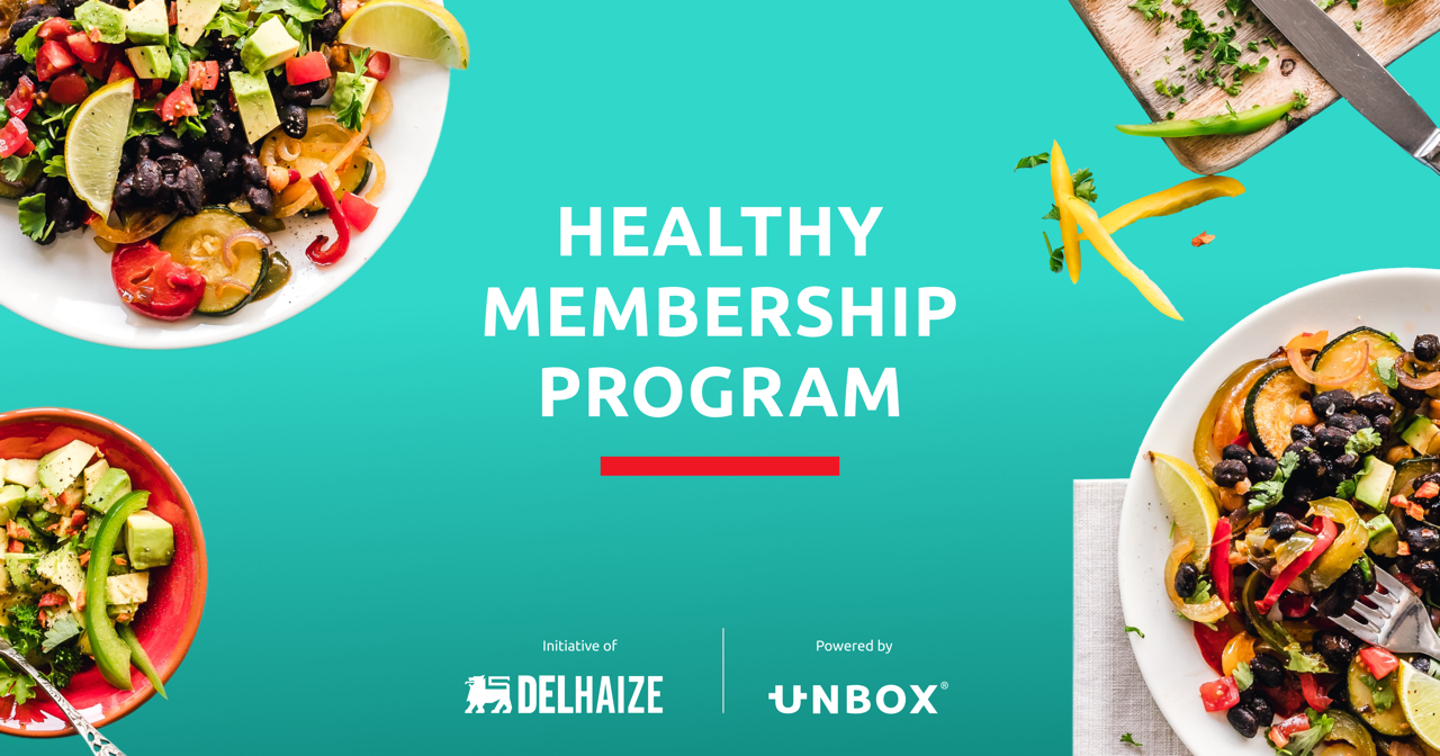 Delhaize en Unbox lanceren het Healthy Membership Program voor bedrijven en organisaties