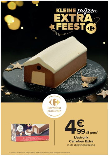 Ijsstronk Carrefour EXTRA