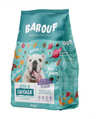De hondenbrokken van Barouf zijn door de Belgische consument verkozen tot “Gekozen merk van het jaar 2023”