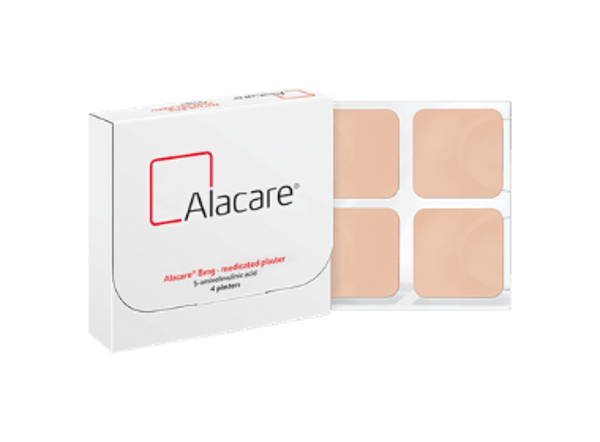 Alacare® (5-aminolevulinic acid) medicated plaster for Actinic Keratosis approved for use within Scotland