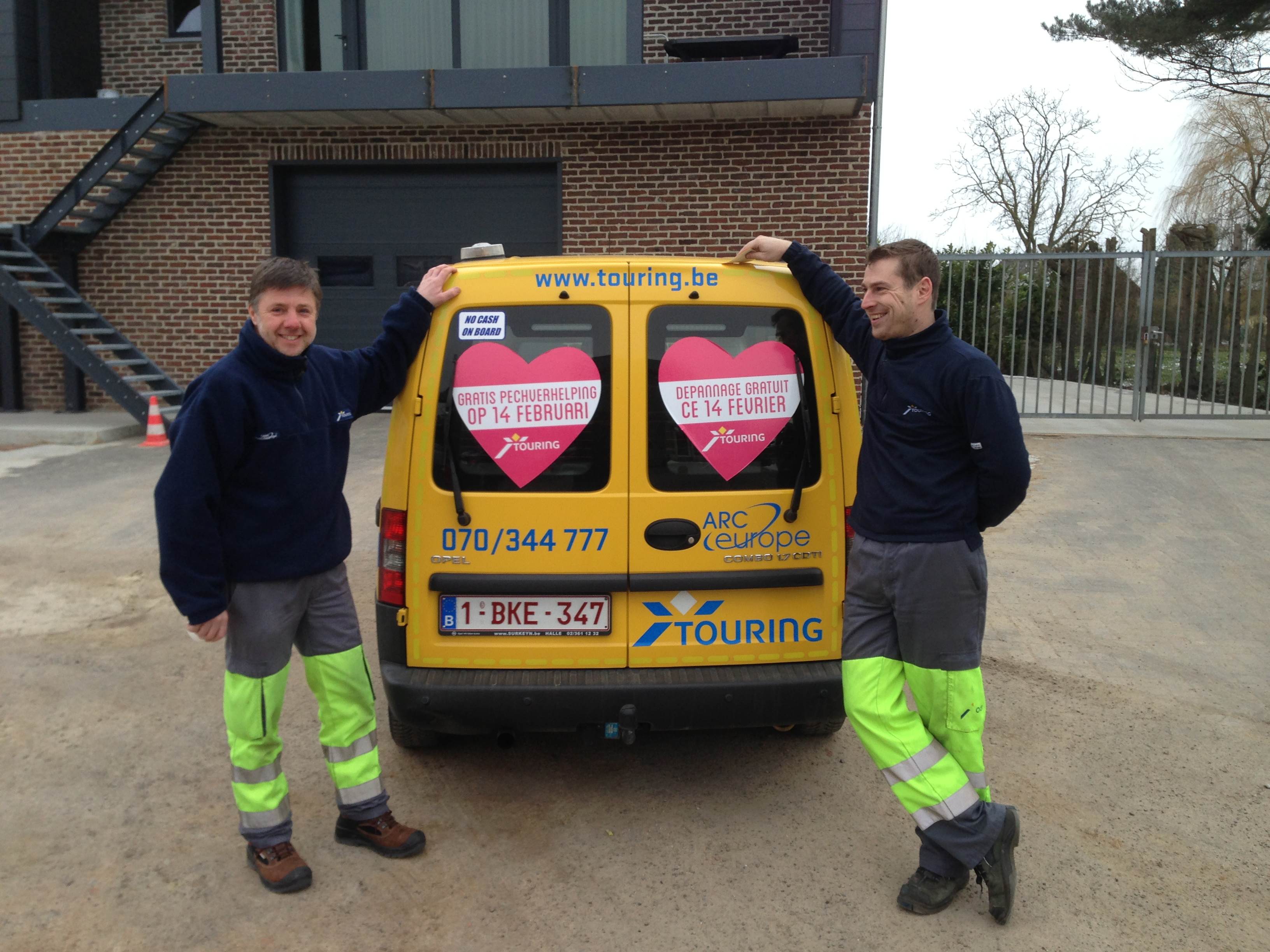 Touring hartverwarmend voor gestrande automobilisten!