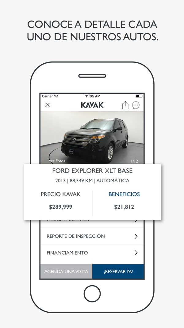 KAVAK ofrece una sencilla y segura forma de adquirir el auto de tus sueños desde tu smartphone